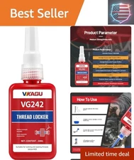 Waterproof Blue Removable Thread Glue - Reliable Lock for Indoor & Outdoor Use