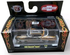 1958 Chevy Impala M2 Machines Black With Flames. Brand New Factory Sealed