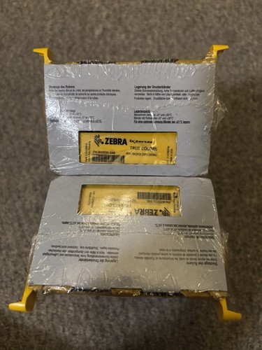 2 ZEBRA ZXP Series True Colours Ribbon 800033-348 Read Description - Afbeelding 3 van 5