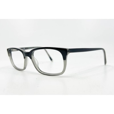 Natura Eyeglasses Frames Unisex Black Gray NTO Peak 100 Bio Acetate 52-16-145