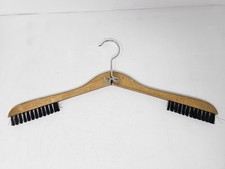 Vintage West Germany Wooden Clothes Brush Hanger Folding Suit Travel Brush