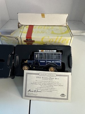 1/43 SCALE MATCHBOX YESTERYEAR 1922 SCANIA POST BUS YET04-M