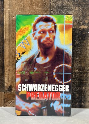 PREDATOR VHS 1991 Fox Video Watermarks Arnold Schwarzenegger Sealed