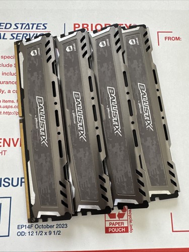Micron Ballistix Sport 16GB (4x4GB) DDR4 Desktop 2400MHz (BLS4G4D240FSB.8FBD) - Picture 4 of 4