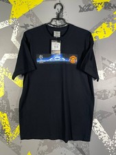 Manchester United VNTG Training Jersey UCL Football Shirt Official Men L ig93