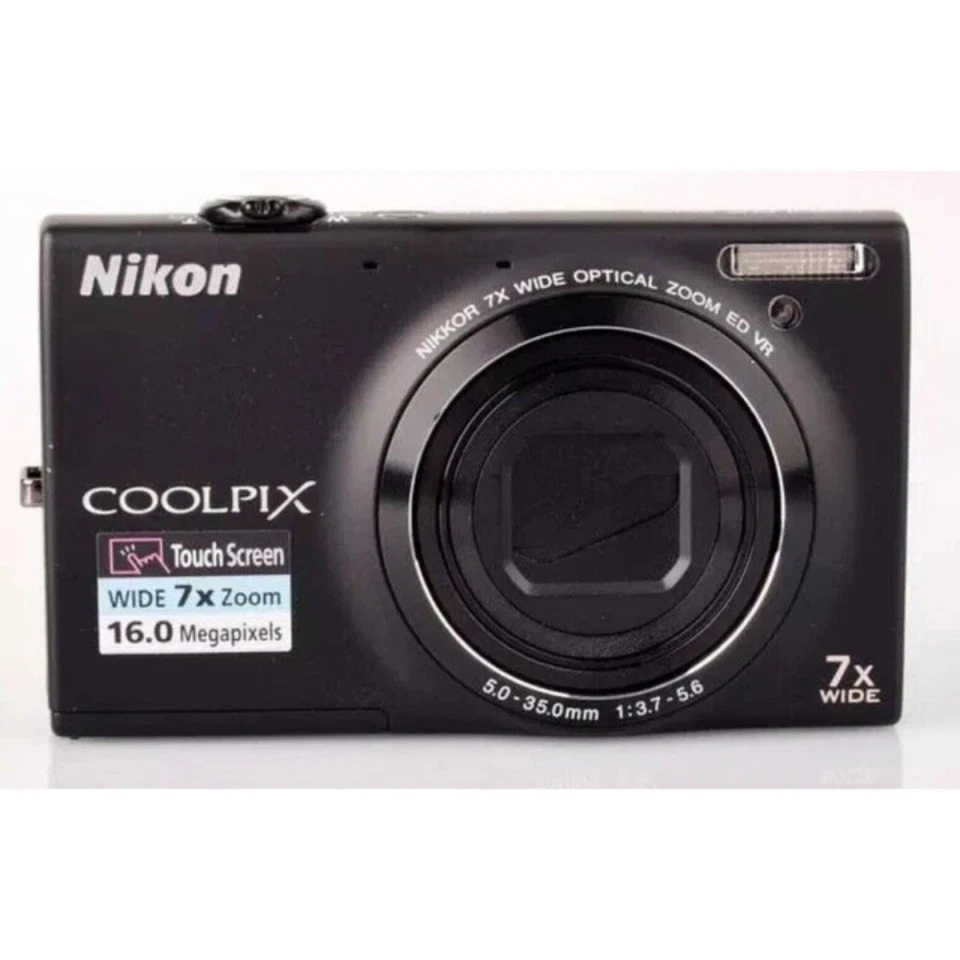 Nikon COOLPIX S6150 Digitalkamera 16,0 Megapixel, eingebauter Lautsprecher, Rot - Bild 2 von 4