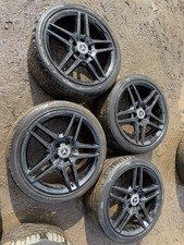 Mercedes Benz 18inch Alloy Wheels Black Genuine (A2124010300) E Class