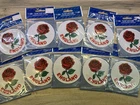 ENGLAND RUGBY RED ROSE EMBROIDERED PATCH x 10 PATCHES