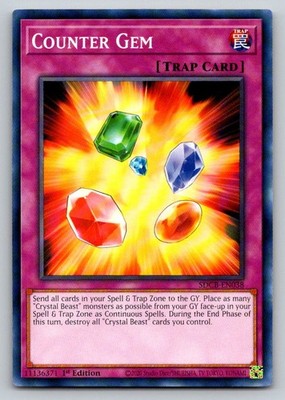 Counter Gem SDCB-EN038 Structure Deck: Legend of the Crystal Beasts Yu-Gi-Oh