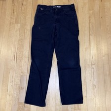 Carhartt FR Carpenter Jeans Mens 34x32 Fit Blue Relaxed Work Pants 2112 Cat 2