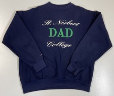 Vintage St Norbert College Dad Sweatshirt Sz JanSport Made In USA Wisconsin 90s