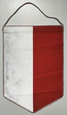 Wimpel Polen wei&szlig; rot Polyester Randkordel