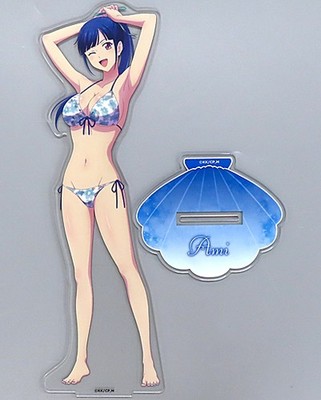 Canaria Star Lottery TV Anime Shusui Tsurukawa Acrylic Stand 124x276mm Excellent