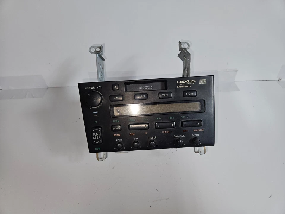 1993-1997 LEXUS GS300 RADIO RECEIVER STEREO CASSETTE PLAYER OEM, 86120-3A280 - Image 3 of 4