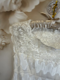 La perla white lace Camisole Lingerie size it 2 eu75 us34