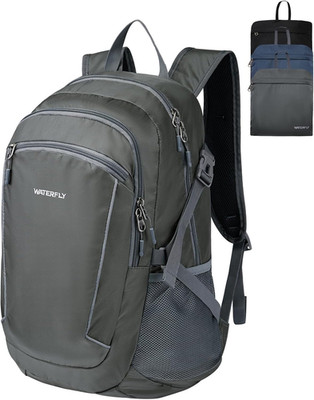 WATERFLY Rucksack Faltbar Wanderrucksack 28L: Tagesrucksack Faltrucksack Leicht 