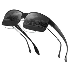 Over Glasses Sunglasses for Men Women to Fit Over Glasses Polarized UV