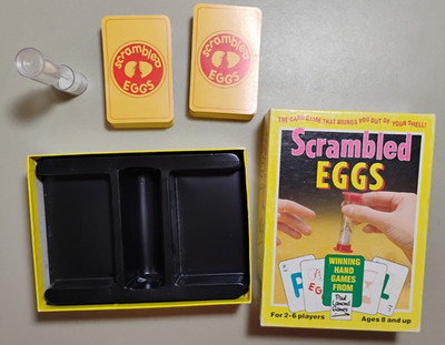 Vintage 1991 Scrambled Eggs Card Game Paul Lamond Games in Box