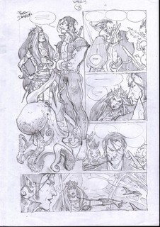 Namor Submariner 3p8 Original art Paul Davidson 2024 Marvel