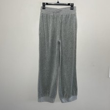 J.CREW Jogger Pants Women XS Relaxed Velour Gray Plush Loungewear BA371