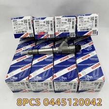 8x 0445120042 Fuel Injectors For Chevy Gmc Duramax Lbz Hummer 6.6l 2006-2007 8x 0445120042 Fuel Injectors For Chevy Gmc Duramax Lbz Hummer 6.6l 2006-2007