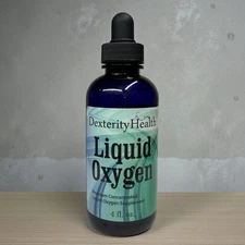 Dexterity Health Liquid Oxygen Drops 4oz Concentrated Supplement EXP: 5/2028