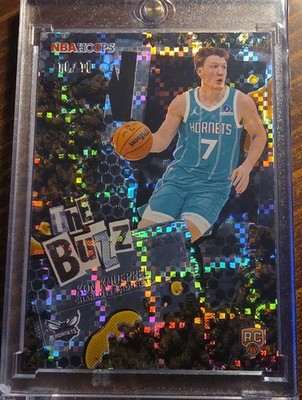 Panini The BuzZ Insert Kon Knueppel Charlotte Hornets NBA Card #10/10 SP