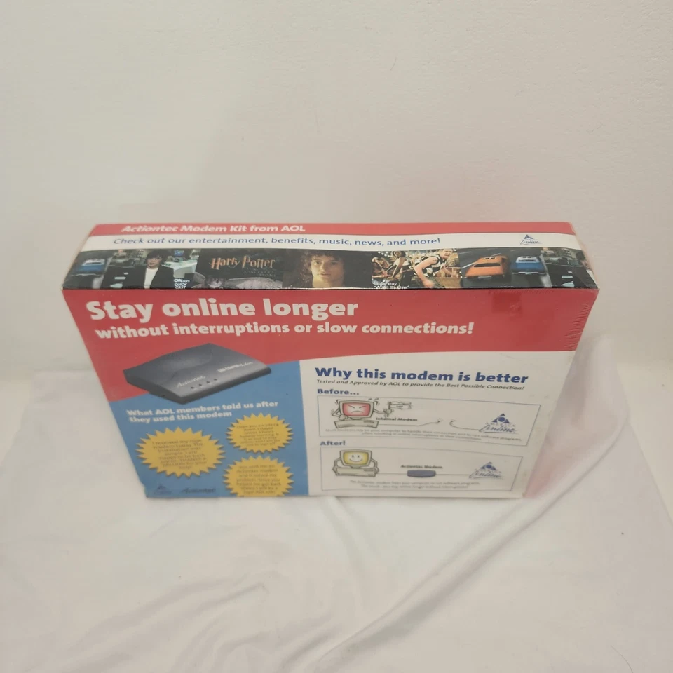 Vintage Action-Tec Modem EXUV9212-04 AOL New Sealed  - Image 4 of 4
