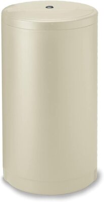 AFWFilters 18''x33'' Almond Round Salt Brine Tank with Float for Water Softeners