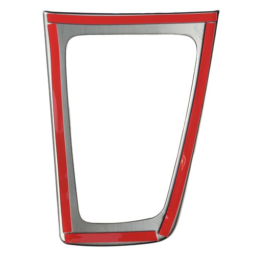 Carbon fiber color Steel Gear shift Panel Cover Fit For Ford Focus 2012-2014 RHD - Bild 5 von 9