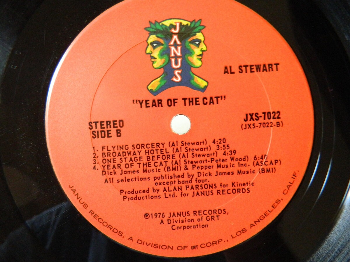 Al Stewart - Year of the Cat LP - Janus Records JXS-7022 VG
