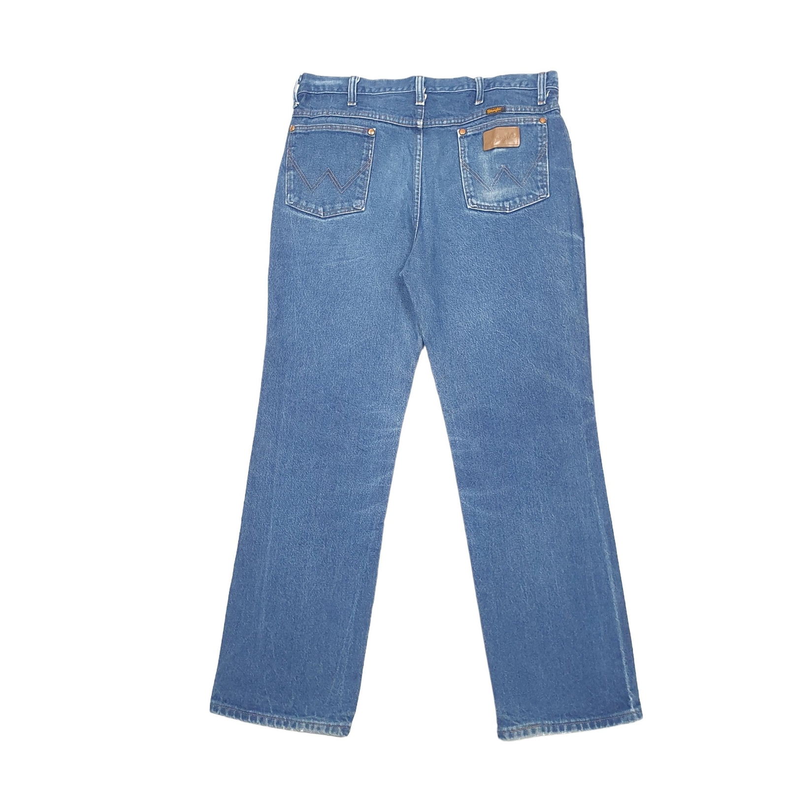 Mens LEE Regular Regular Fit Blue Denim Jeans Trousers W35 L29 image 3
