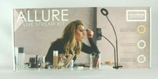 Kit de transmisión en vivo Allure para selfie manos libres anillo luz soporte para teléfono clip integrado