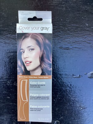 Cover Your Gray Color Comb - medium Brown