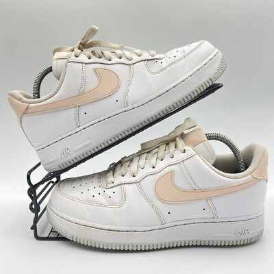 NIKE AIR FORCE WHITE TRAINERS SIZE UK LEATHER LOW