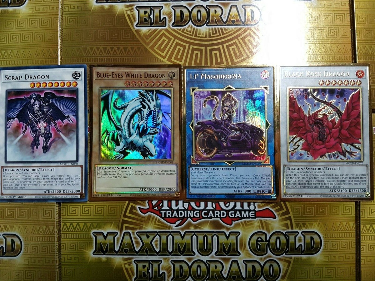 gold el dorado yugioh card list Yugioh: Yu-Gi-Oh Trading Card Game Maximum Gold El Dorado DISPLAY Box [5  MINI Boxes (20 Booster Packs)]