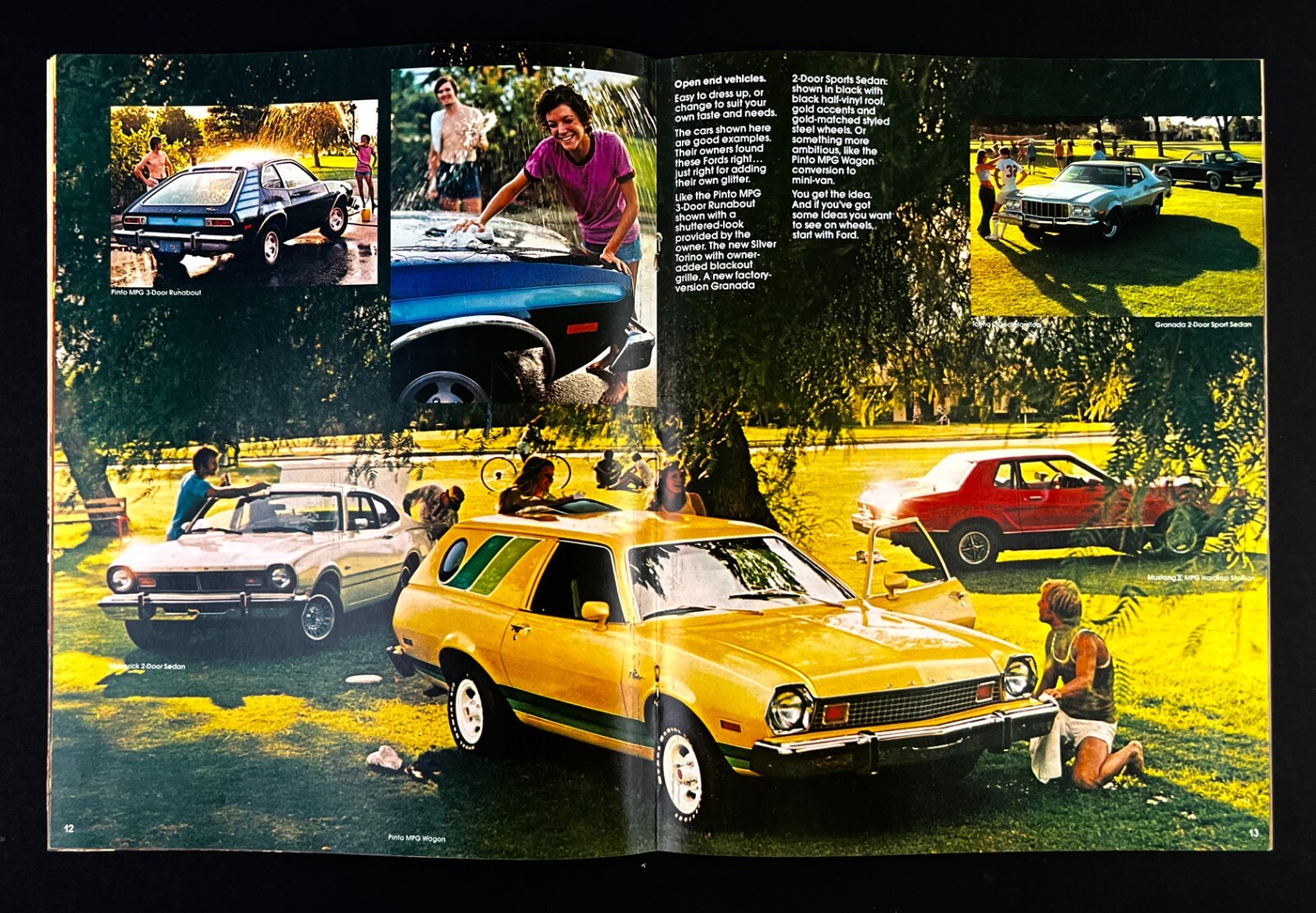 1975 Ford Free Wheelin' Maverick Stallion Econoline Van Granada Vintage Booklet thumbnail 3