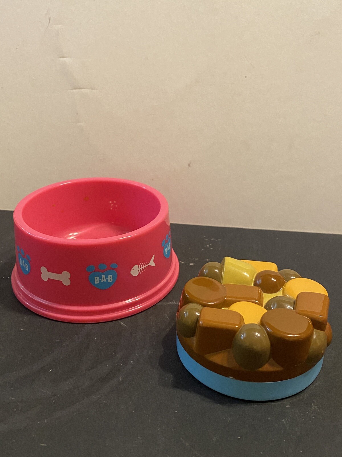 Pretend Play Dog Bowl Dish & Food for Plush Dog Pets BAB 34” eBay