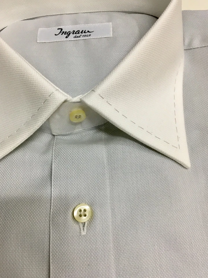 CAMICIA UOMO FIRMATA  INGRAM  CERIMONIA ELEGANTE SPORTIVA - Immagine 3 di 4