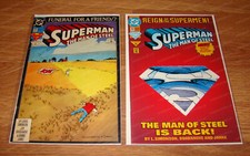 DC Comics, SUPERMAN The MAN of STEEL 21 22 NM/VF May-June 1993 - Poster