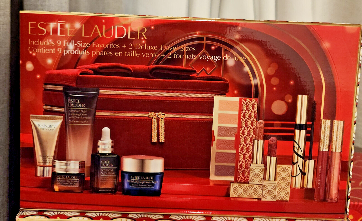 NIB 2024 Estee Lauder Beauty Box Collection Set Blockbuster NIB 2024 Estee Lauder Beauty Box Collection Set Blockbuster