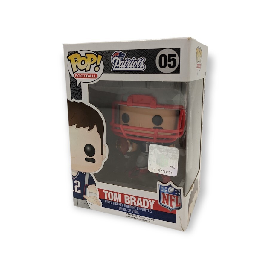 Funko Pop! Tom Brady #05 Nfl New England Patriots Wave 1 Retired