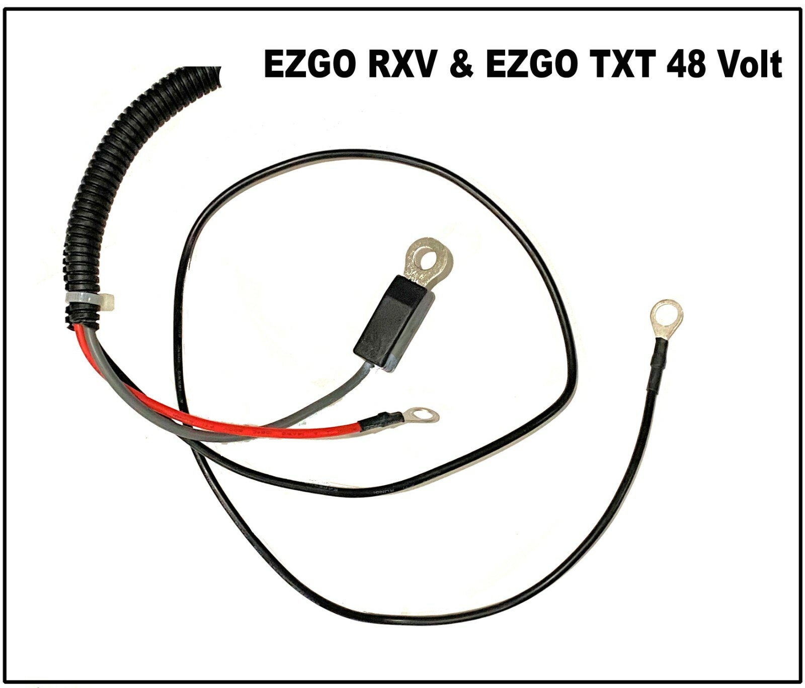 48V Golf Cart Charger Receptacle For EZGO RXV TXT 2008 and Up 602529