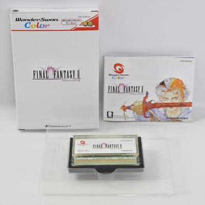 WonderSwan Color FINAL FANTASY II 2 GOOD Console Limited Boxed