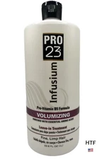 Infusium Pro 23 VOLUMIZING Leave In Treatment 33.8 Fl Oz New For Fine Limp Hair