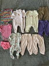 Pretty Lot 10 Baby Girls Clothing Sz 3Months Different Brands