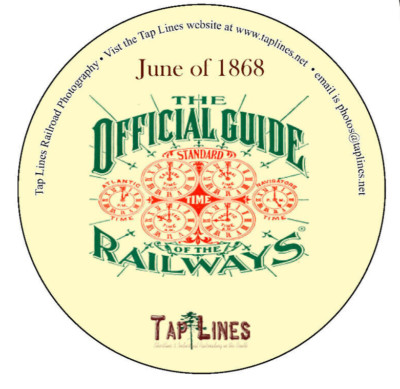 Juni 1868 Offizieller Eisenbahnführer gescannt auf Adobe PDF auf CD
