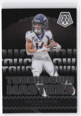 2024-25 Panini Mosaic Courtland Sutton #TM-CSN Touchdown Masters