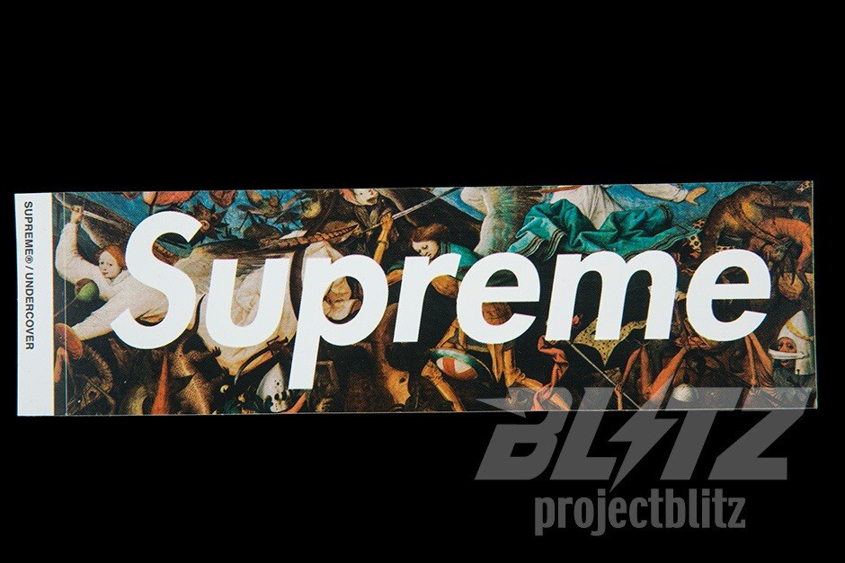 FW16 Supreme Undercover Angels Box Logo Sticker