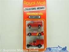 MATCHBOX ROYAL MAIL POST OFFICE SET MB38 MB46 MB60 TRANSIT VAN SAUBER MODEL CAR